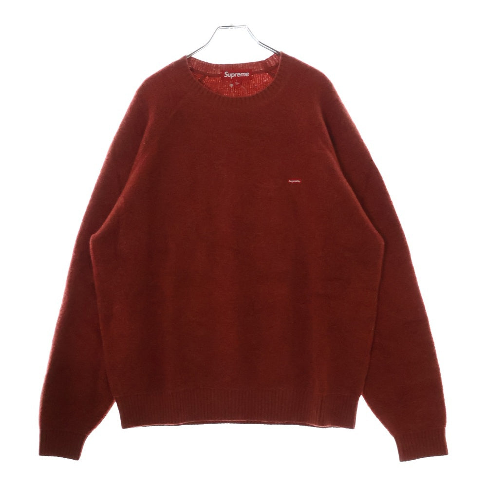SUPREME(シュプリーム) 24AW Terry Small Box Sweater テリースモールボックスロゴセーター クルーネックニットセーター レッド
