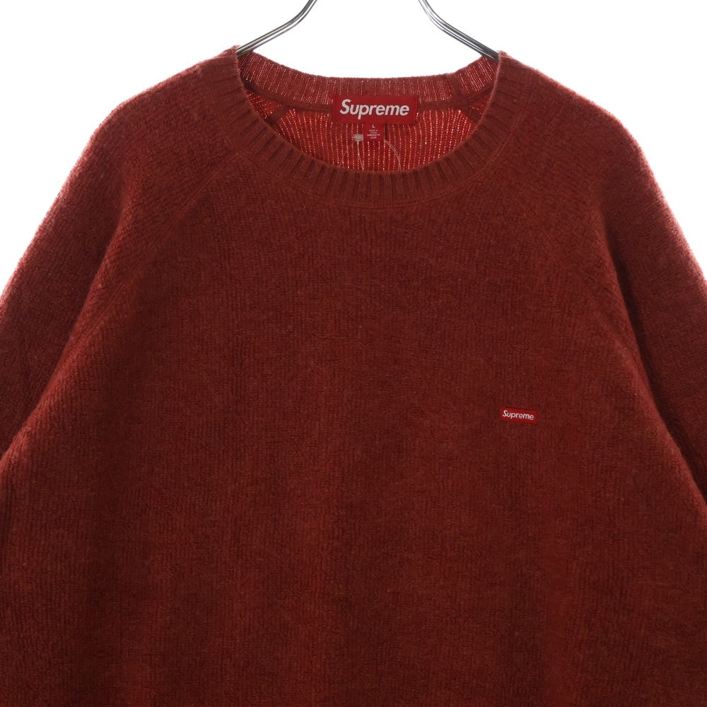 SUPREME(シュプリーム) 24AW Terry Small Box Sweater テリースモールボックスロゴセーター クルーネックニットセーター レッド