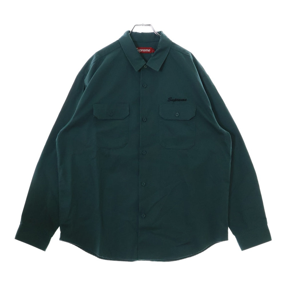 SUPREME(シュプリーム) 24SS Our Lady Work Shirt アワーレディーワークシャツ 長袖シャツ グリーン