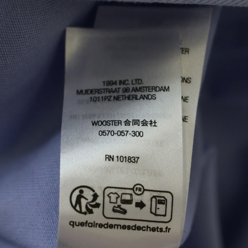 SUPREME(シュプリーム) 23AW Thermal Sleeve Work Shirt サーマルレイヤード長袖ワークシャツ ブルー