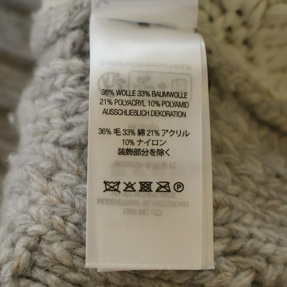 SUPREME(シュプリーム) 23AW Patchwork Cable Knit Cardigan パッチワーク ケーブルニットカーディガン アイボリー
