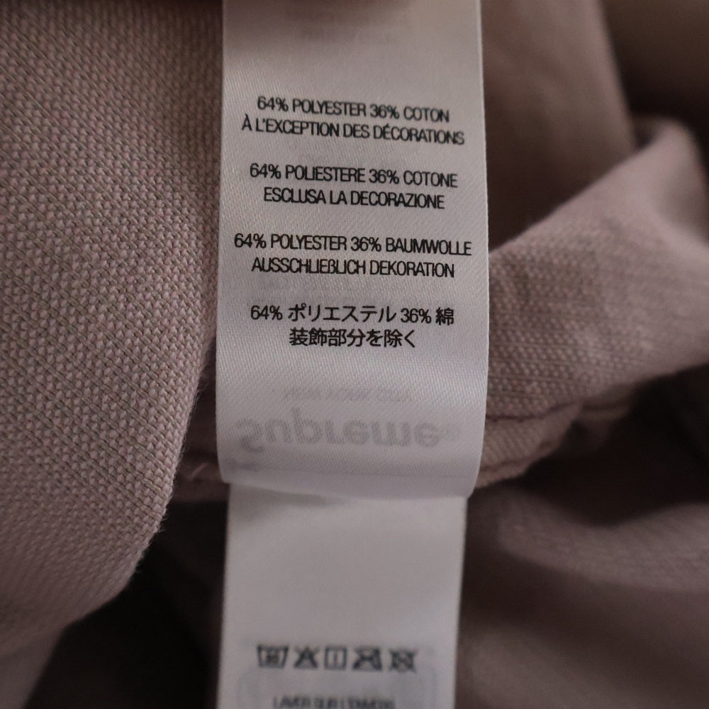 SUPREME(シュプリーム) 25SS Washed Corduroy Shirt ウォッシュド加工 長袖コーデュロイシャツ ピンク