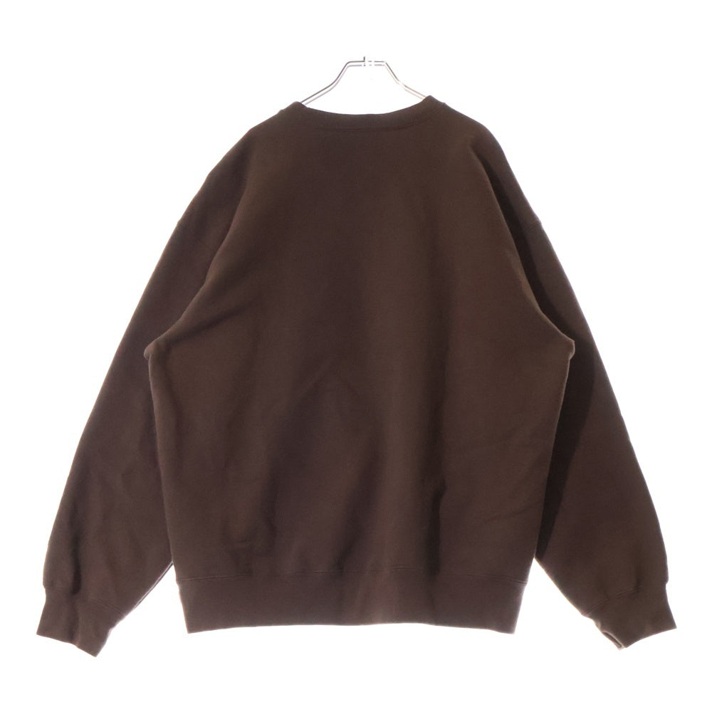 SUPREME(シュプリーム) 22AW Box Logo Crewneck ボックスロゴクルーネックスウェット トレーナー ブラウン