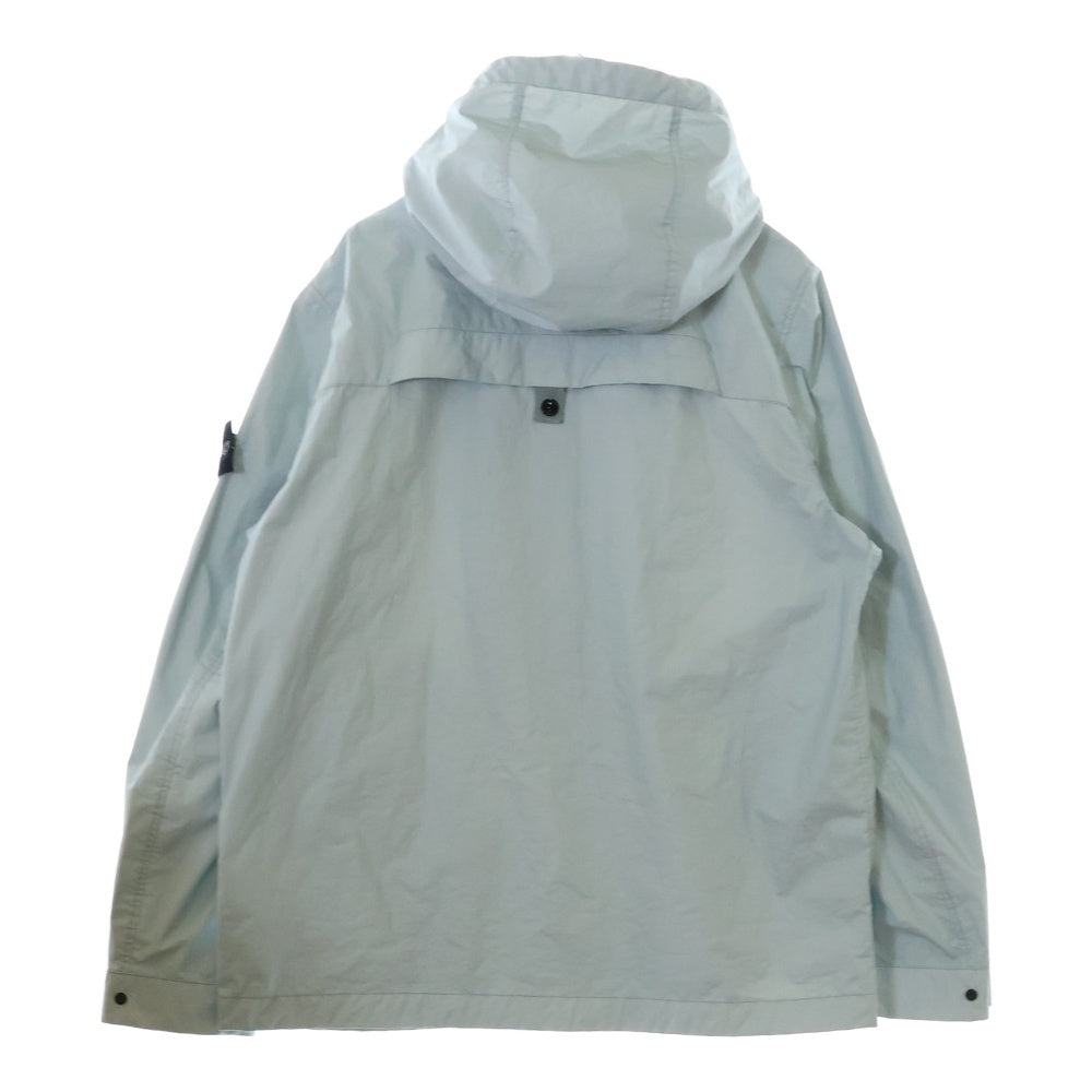 STONE ISLAND(ストーンアイランド) MEMBRANA 3L TC ロゴワッペン ジップアップナイロンジャケット ブルゾン ブルー K1S154100093S0A21