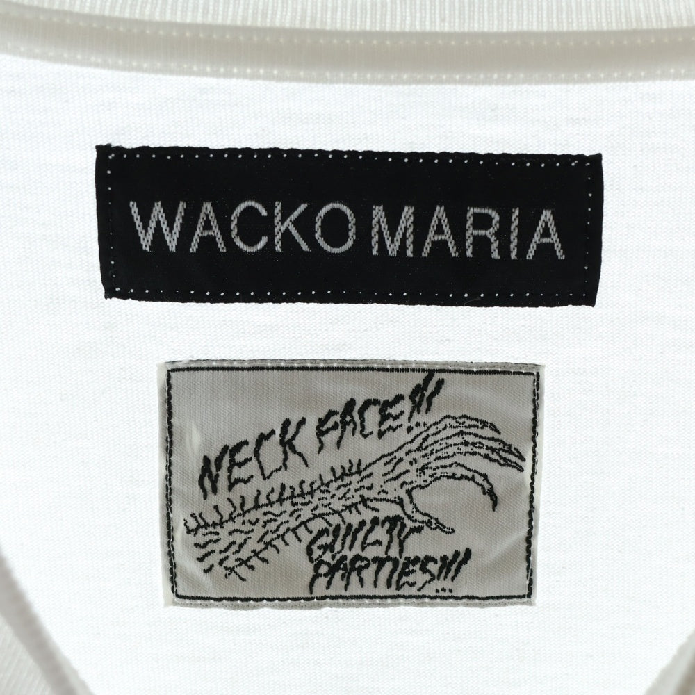 WACKO MARIA(ワコマリア) ×NECK FACE WASHED HEAVY WEIGHT CREW NECK T-SHIRT ×ネックフェイス ウォッシュド ヘビーウェイト 半袖Tシャツ カットソー NECKFACE-WM-WT01