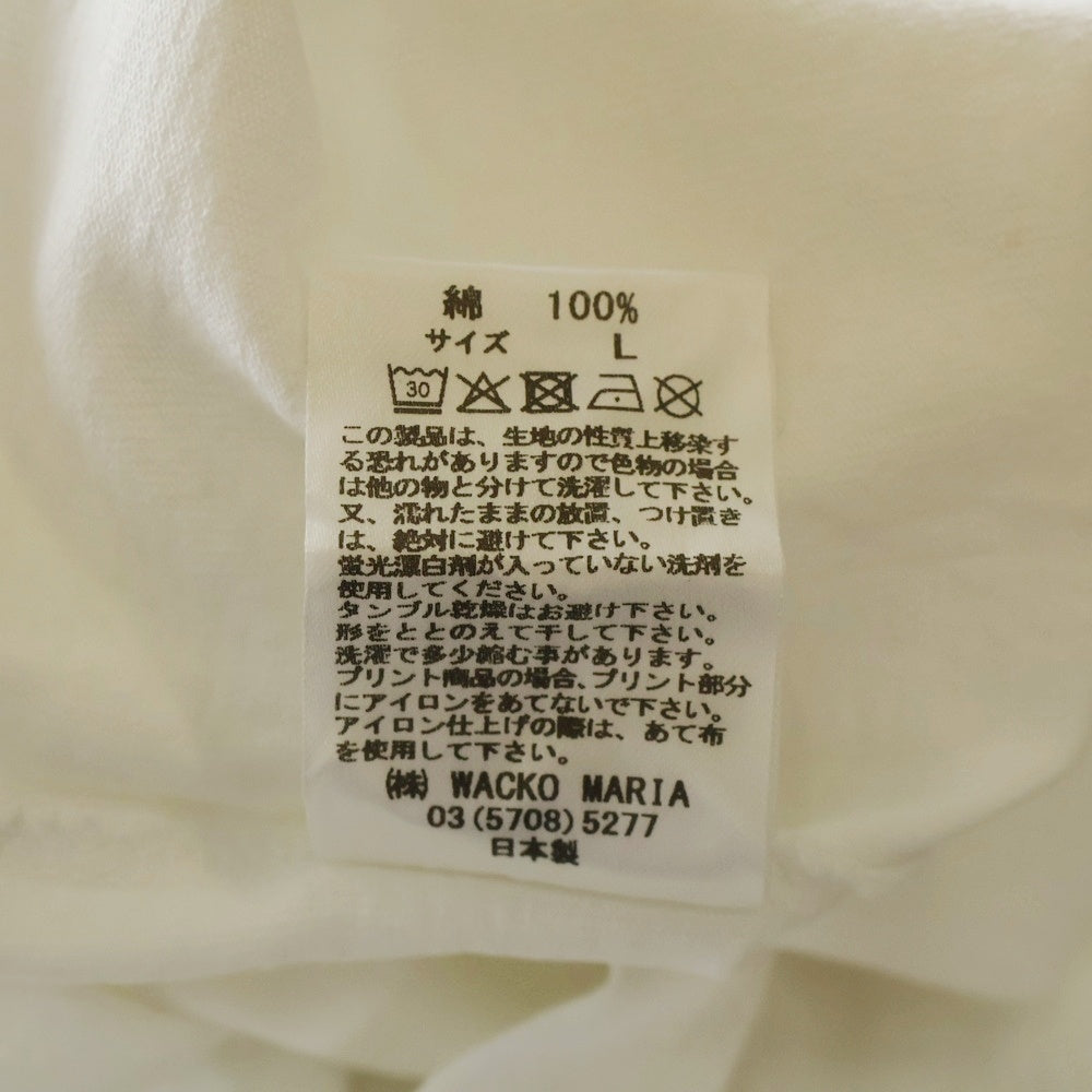 WACKO MARIA(ワコマリア) ×NECK FACE WASHED HEAVY WEIGHT CREW NECK T-SHIRT ×ネックフェイス ウォッシュド ヘビーウェイト 半袖Tシャツ カットソー NECKFACE-WM-WT01