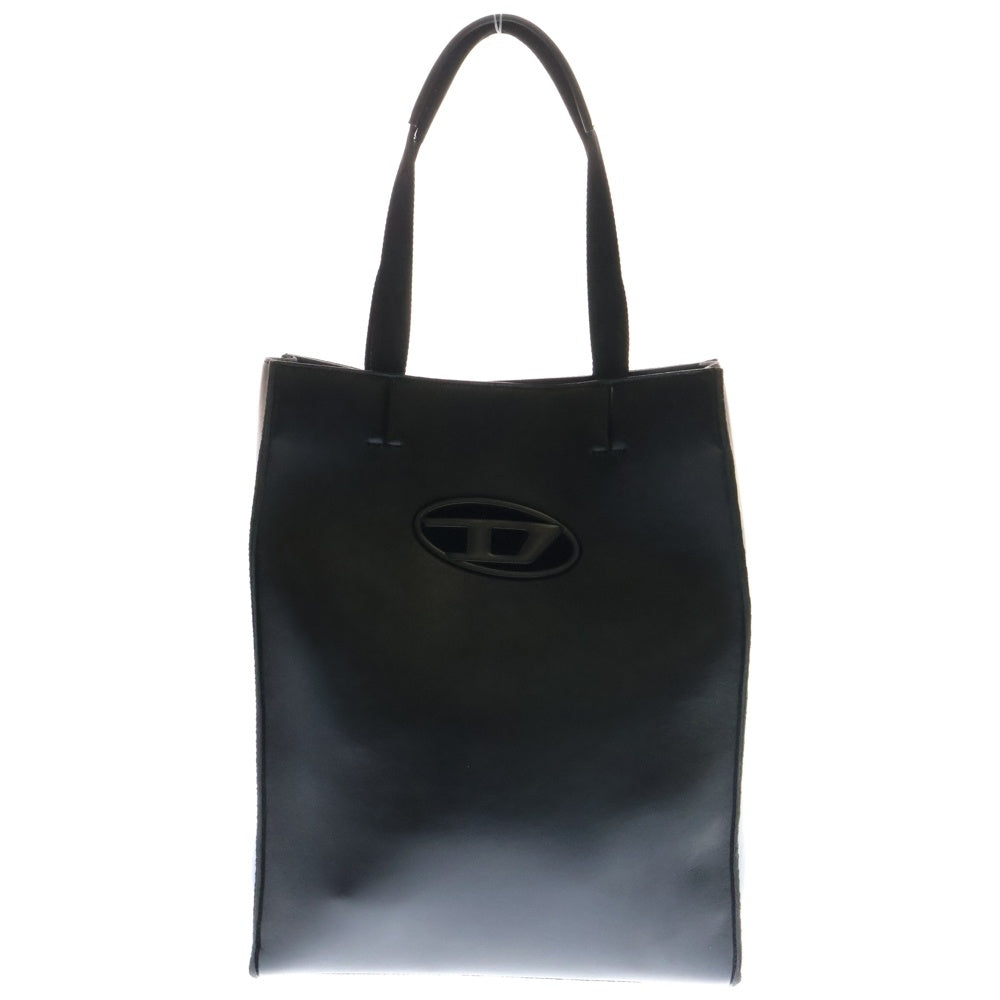 DIESEL(ディーゼル) HOLI-D SHOPPER フェイクレザートートバッグ X09880 P5925 ブラック
