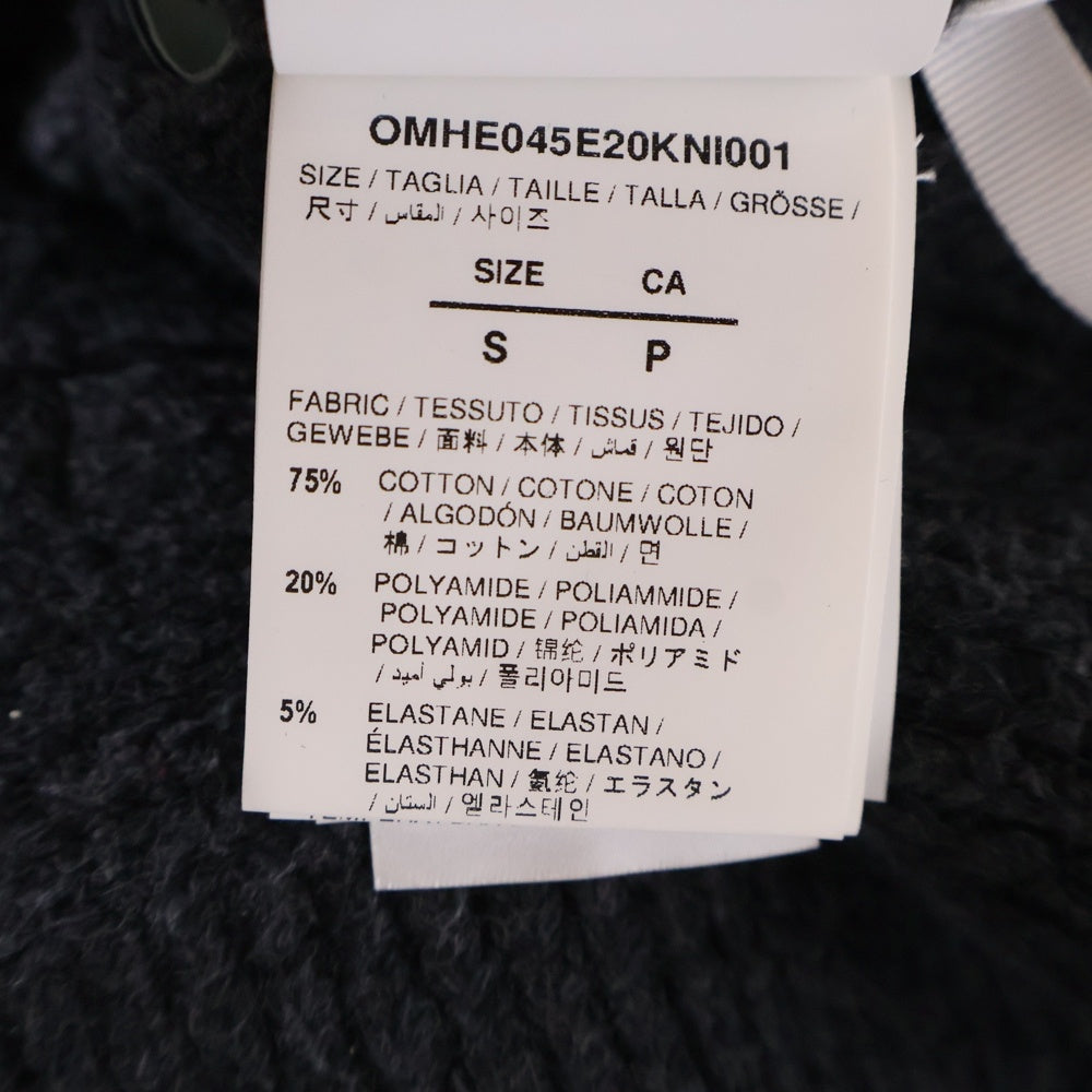 OFF-WHITE(オフホワイト) Barrel Worker Knitted Sweater バレル ワーカー ニット セーター グレー OMHE045E20KNI001