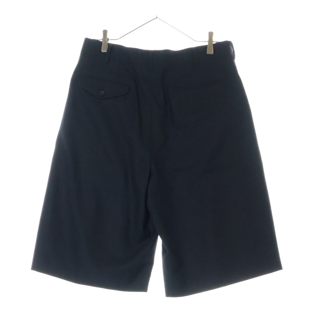 COMME des GARCONS HOMME PLUS(コムデギャルソンオムプリュス) 22SS pleated wool shorts プリーツ ウールショーツ ハーフパンツ ブラック PI-P040