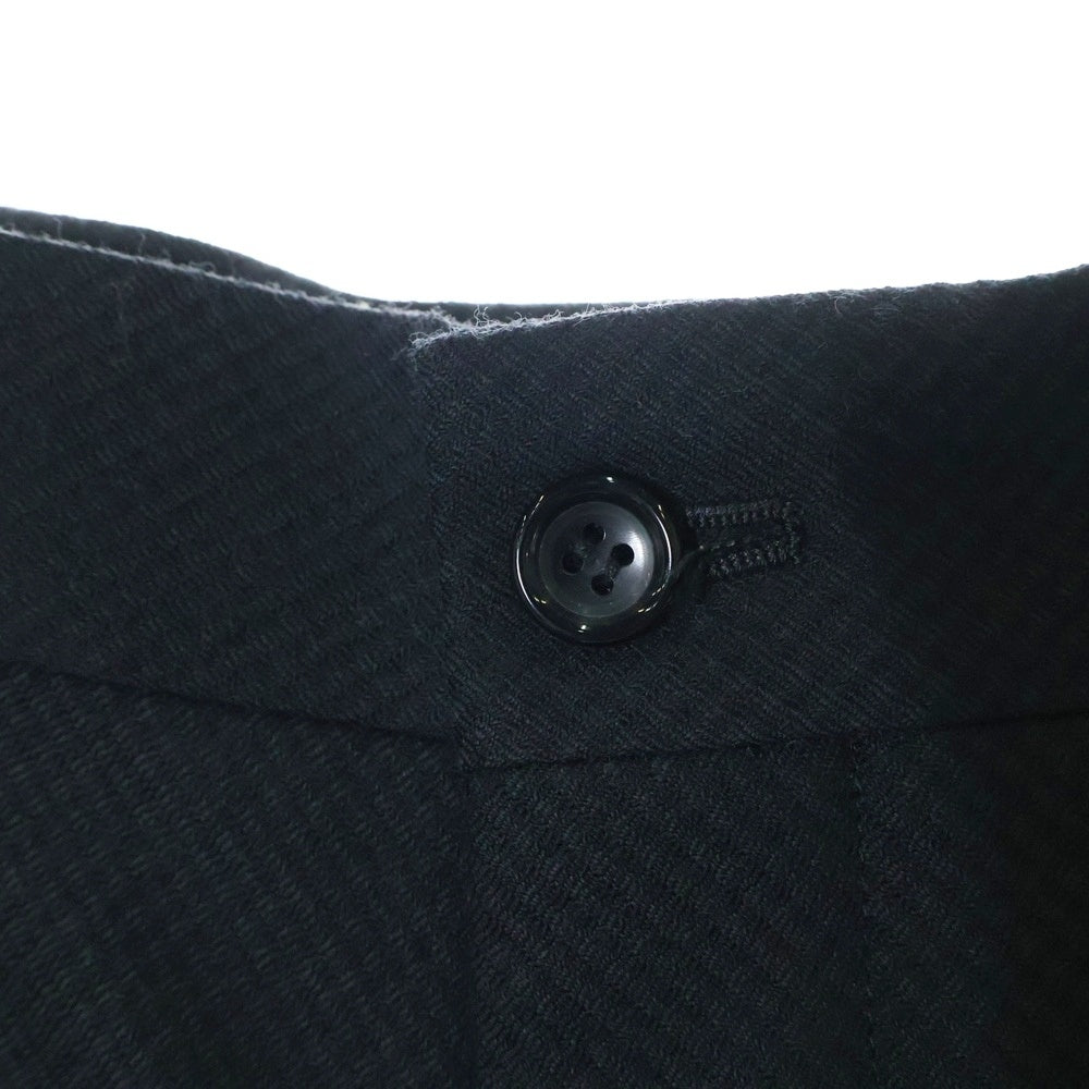 COMME des GARCONS HOMME PLUS(コムデギャルソンオムプリュス) 22SS pleated wool shorts プリーツ ウールショーツ ハーフパンツ ブラック PI-P040