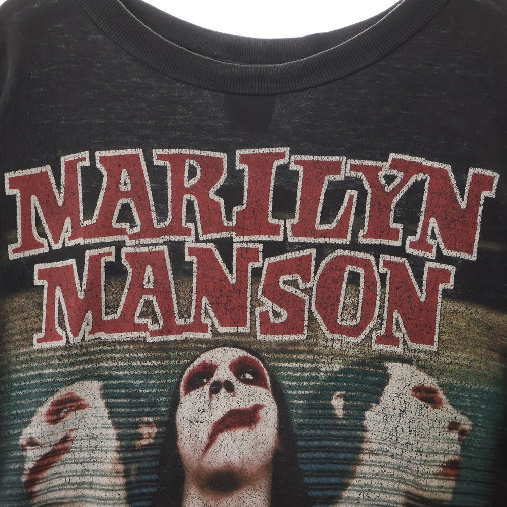 VINTAGE(ヴィンテージ) 90S Marilyn Manson Sweet Dream マリリンマンソン スイートドリーム 半袖Tシャツ カットソー ブラック