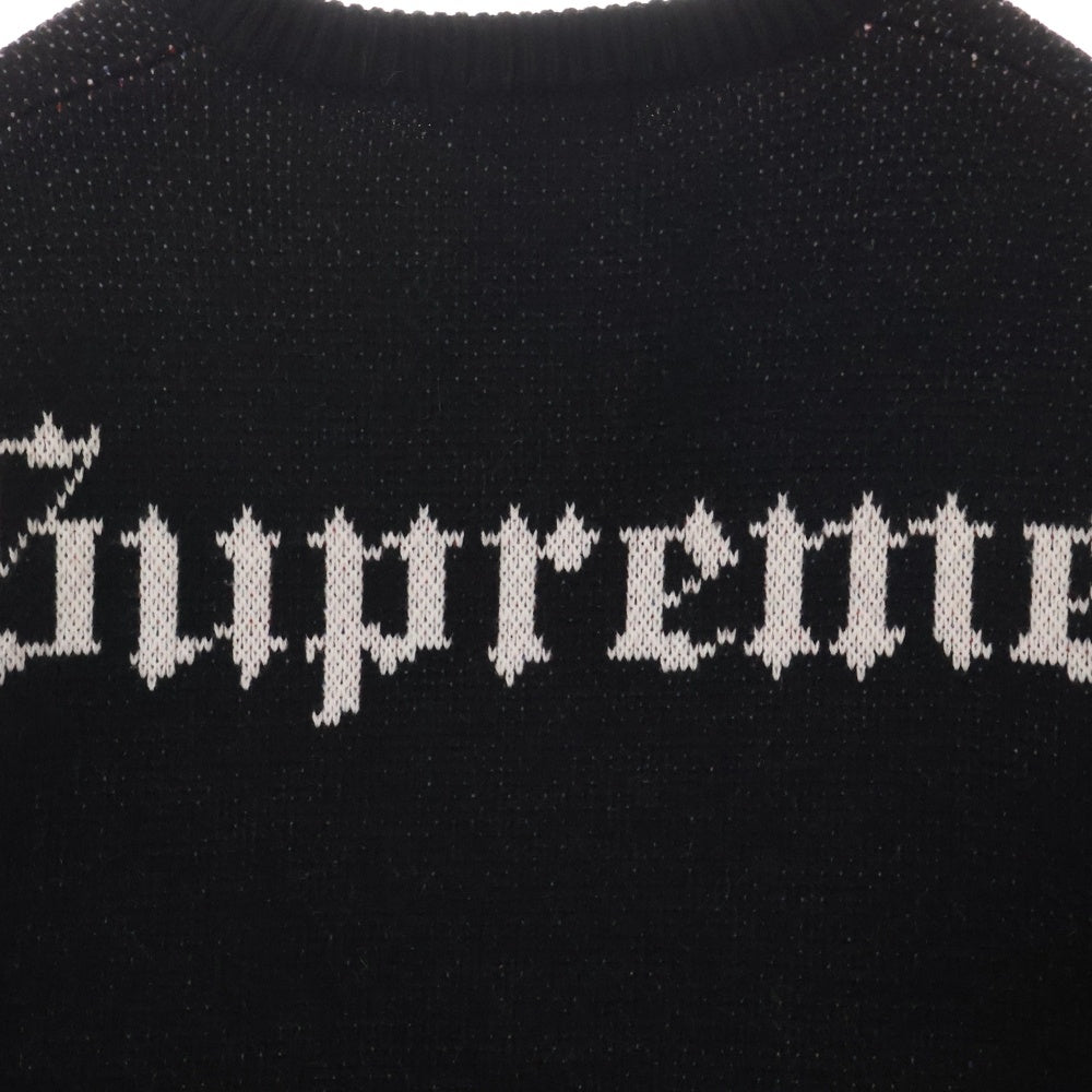 SUPREME(シュプリーム) 24AW Snow White Sweater スノーホワイトセーター 白雪姫 ニット ブラック