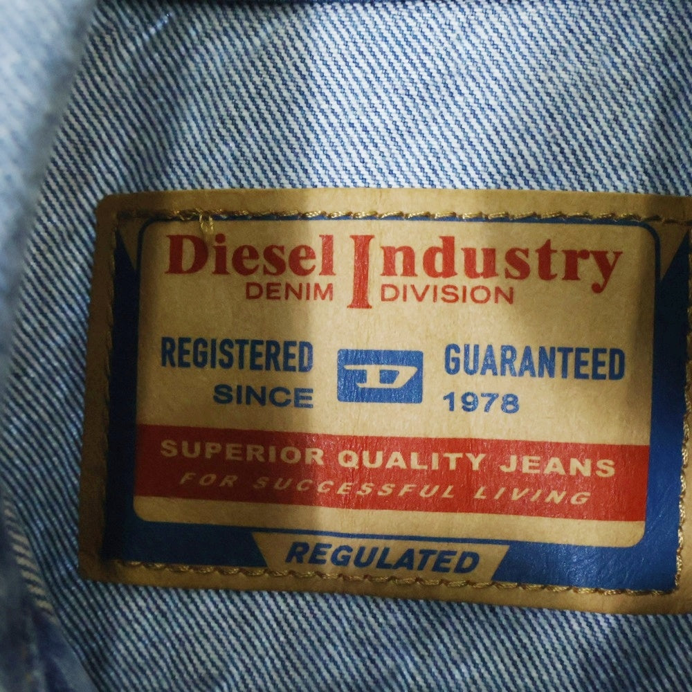DIESEL(ディーゼル) DE-BONNY Dロゴ デニムジャケット Gジャン インディゴ レディース A09970