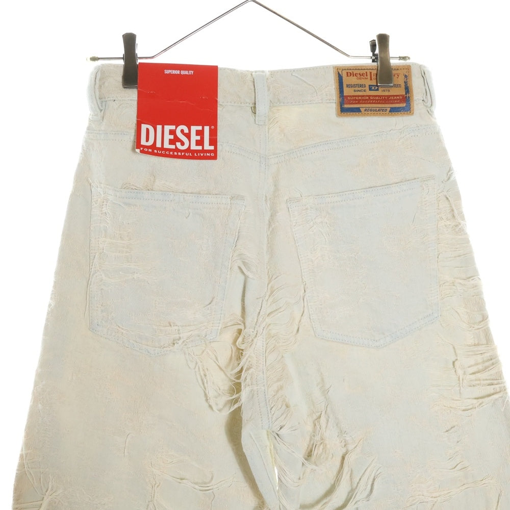 DIESEL(ディーゼル) 1996 D-SIRE-FSG ダメージ クラッシュ加工デニムパンツ インディゴ A19183