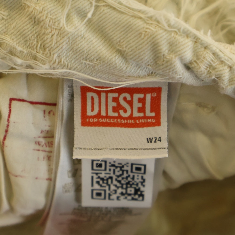 DIESEL(ディーゼル) 1996 D-SIRE-FSG ダメージ クラッシュ加工デニムパンツ インディゴ A19183