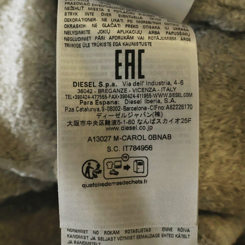 DIESEL(ディーゼル) M-Carol オーバルDロゴ ロングカーディガン グレー 0BNAB レディース