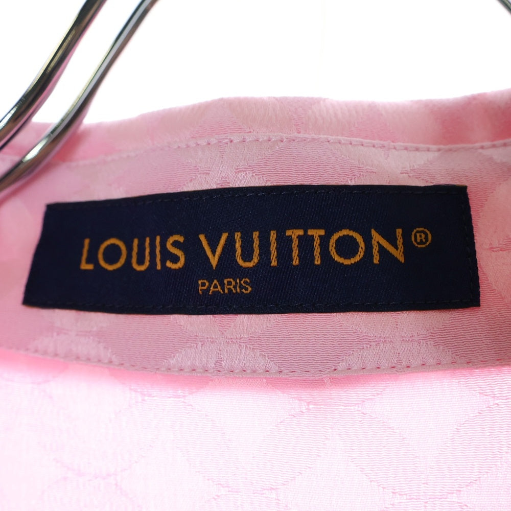 LOUIS VUITTON(ルイヴィトン) 25AW グラフィックジャカード ショートスリーブ モノグラム半袖シャツ ピンク RM252M WYK HTS72W 1AIMHB