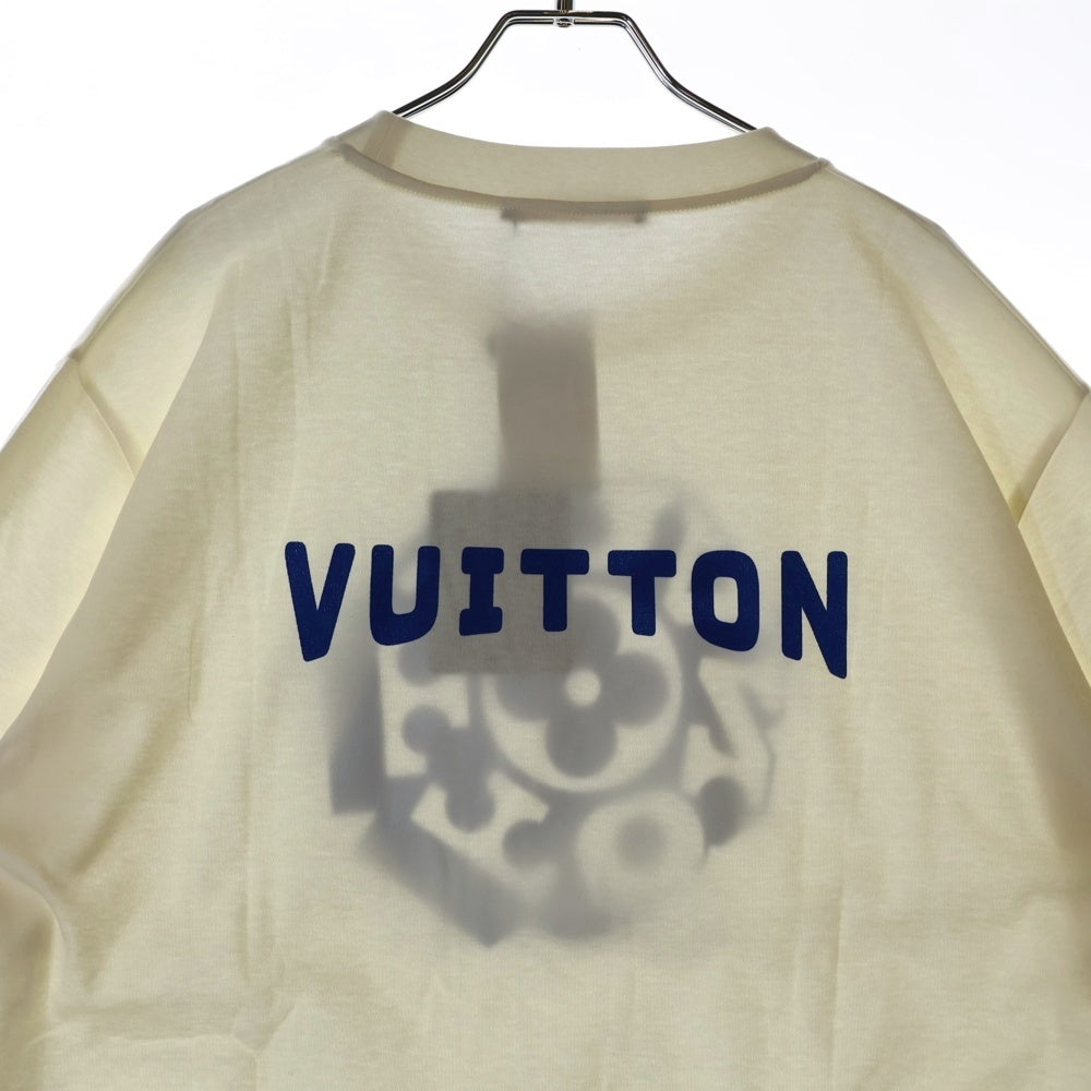 LOUIS VUITTON(ルイヴィトン) 25AW プリントシグネチャー 半袖Tシャツ ホワイト RM252M NDK HTY87W 1AIMLD