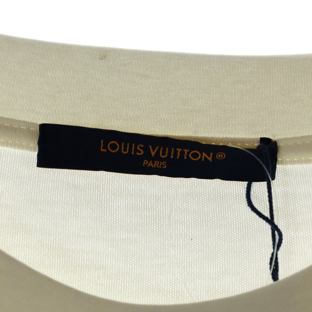 LOUIS VUITTON(ルイヴィトン) 25AW プリントシグネチャー 半袖Tシャツ ホワイト RM252M NDK HTY87W 1AIMLD