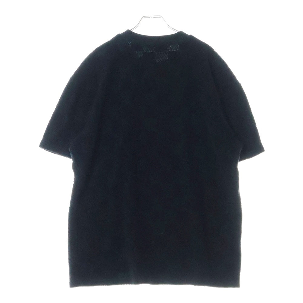 LOUIS VUITTON(ルイヴィトン) 24AW ダミエフレンチテリーコットン半袖Tシャツ RM242MQ JNW HRY44W ブラック