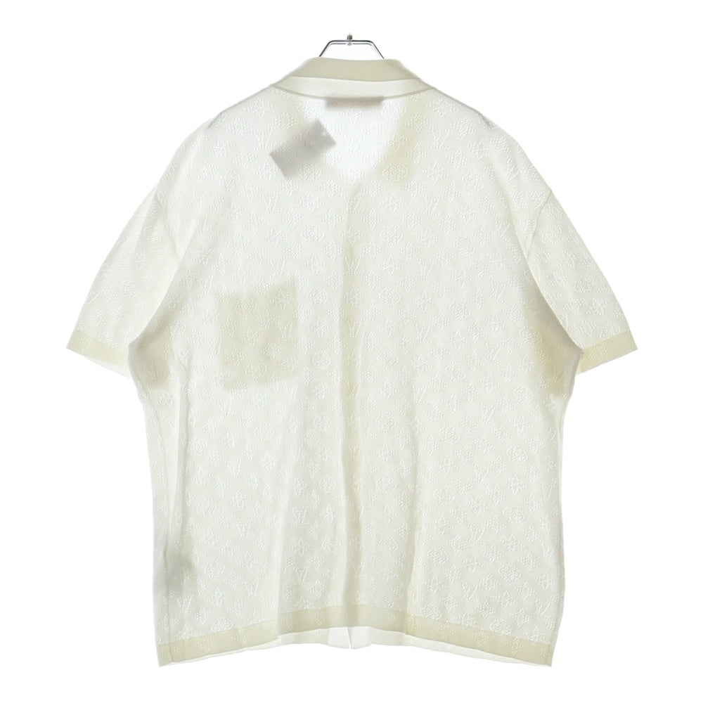 LOUIS VUITTON(ルイヴィトン) 23AW モノグラムポインテルコットン 半袖ショートスリーブシャツ RM232M Y34 HPN31W ホワイト