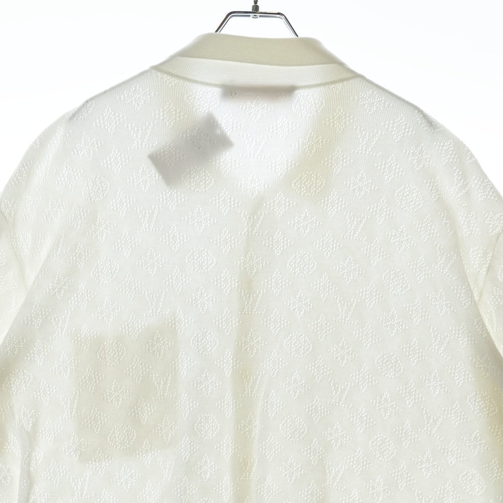 LOUIS VUITTON(ルイヴィトン) 23AW モノグラムポインテルコットン 半袖ショートスリーブシャツ RM232M Y34 HPN31W ホワイト