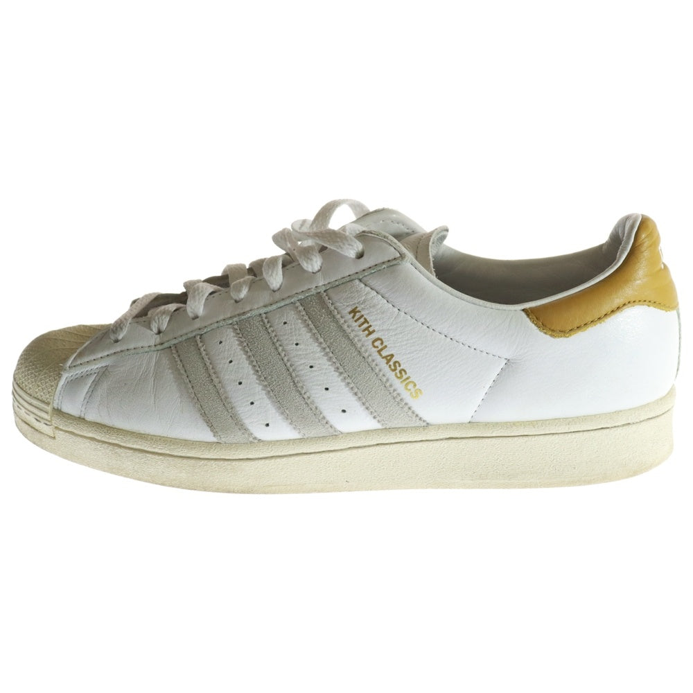 adidas Originals(アディダスオリジナルス) ×KITH SUPERSTAR キス スーパースター ローカットスニーカー ホワイト US11/29cm IE4798