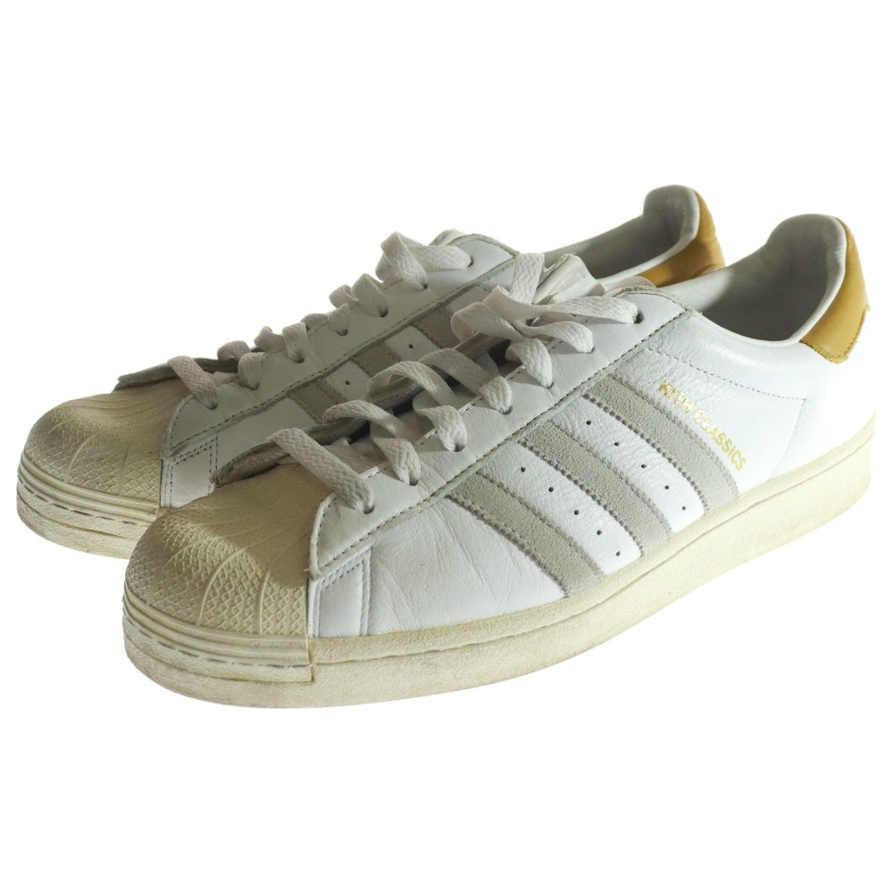 adidas Originals(アディダスオリジナルス) ×KITH SUPERSTAR キス スーパースター ローカットスニーカー ホワイト US11/29cm IE4798