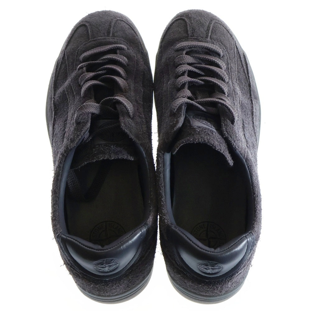 STONE ISLAND(ストーンアイランド) Suede Sneaker スウェード ローカットスニーカー ネイビー 80FWS0101