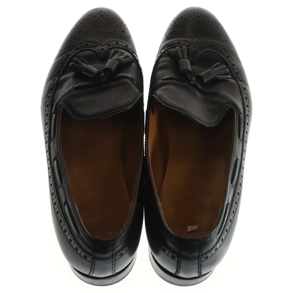 polpetta(ポルペッタ) TASSEL ウィングチップ レザータッセルローファー ローカットシューズ ドレスシューズ ブラック