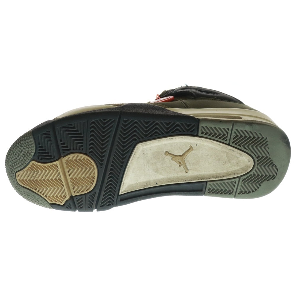 NIKE(ナイキ) AIR JORDAN4 RETRO SE CRAFT エアジョーダン4 クラフト オリーブ ミッドカットスニーカー カーキ US10.5/28.5cm カーキ FB9927-200