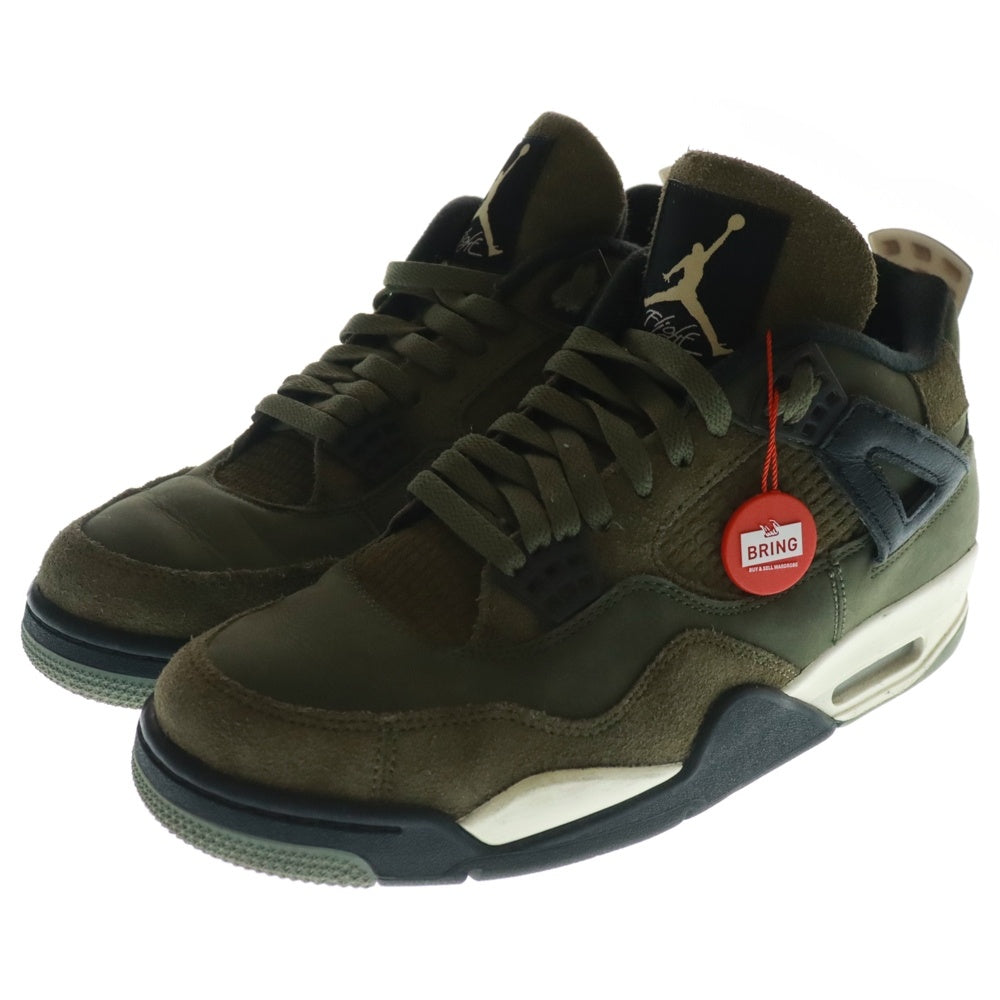 NIKE(ナイキ) AIR JORDAN4 RETRO SE CRAFT エアジョーダン4 クラフト オリーブ ミッドカットスニーカー カーキ US10.5/28.5cm カーキ FB9927-200