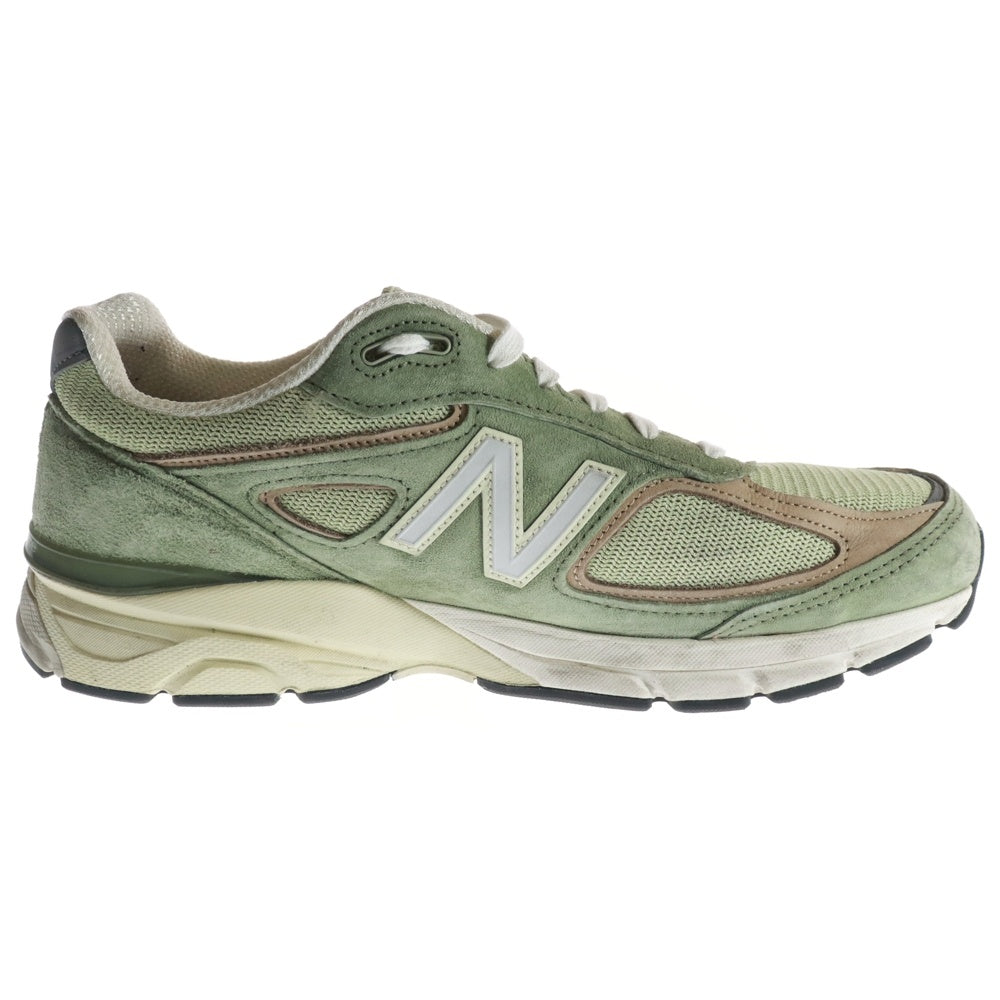 New Balance(ニューバランス) 990V4 オリーブ メッシュローカットスニーカー グリーン US10.5/28.5cm U990GT4