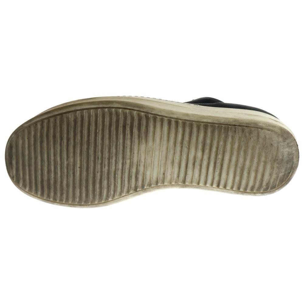 Rick Owens(リックオウエンス) RAMONS ラモーンズ レザーローカットスニーカー ブラック