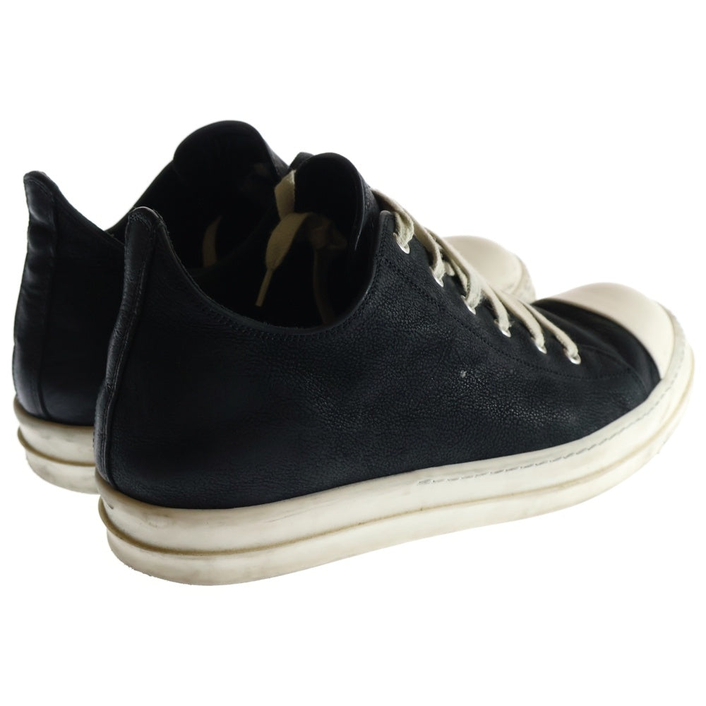 Rick Owens(リックオウエンス) RAMONS ラモーンズ レザーローカットスニーカー ブラック