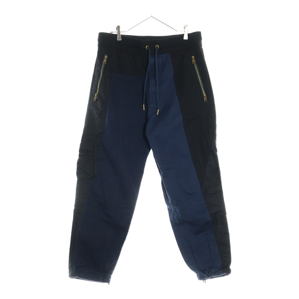 DIESEL(ディーゼル) P-BRIGGS ナイロン切替 カーゴパンツ ブラック A02683