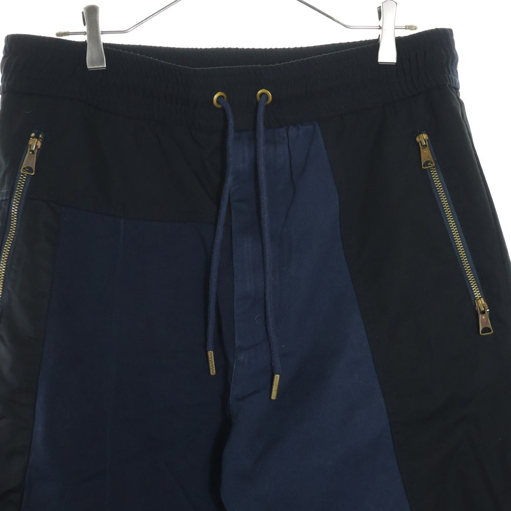 DIESEL(ディーゼル) P-BRIGGS ナイロン切替 カーゴパンツ ブラック A02683