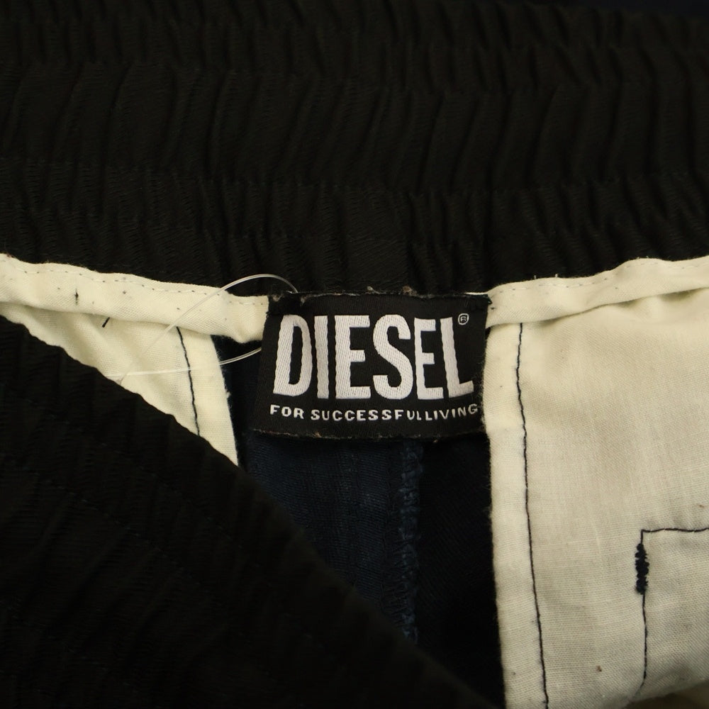 DIESEL(ディーゼル) P-BRIGGS ナイロン切替 カーゴパンツ ブラック A02683