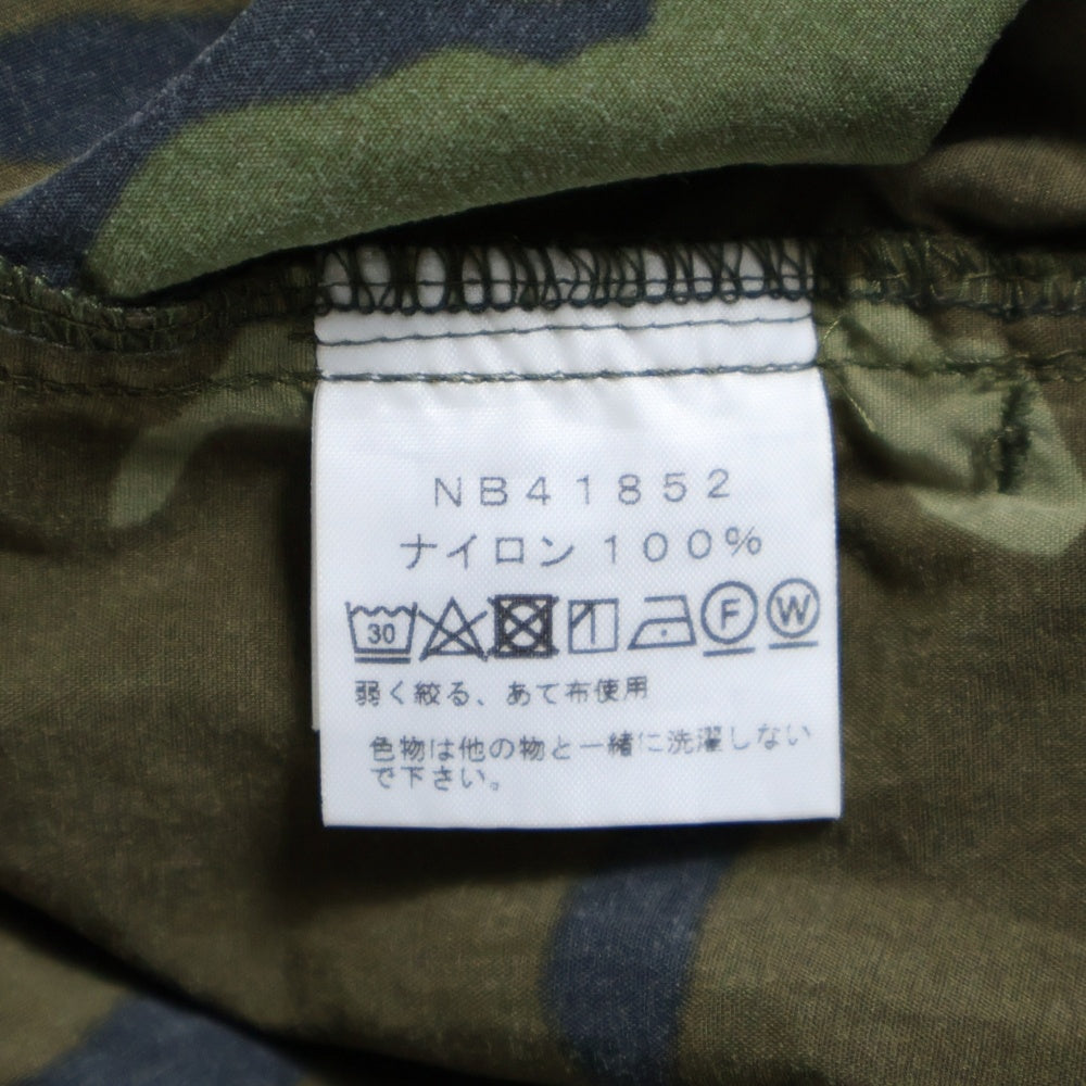 THE NORTH FACE(ザノースフェイス) Versatile Short ロゴ刺繍 カモフラージュ 迷彩ハーフパンツ ショーツ カーキ NB41852