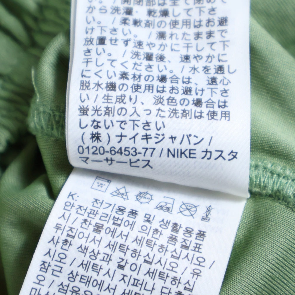 NIKE(ナイキ) AS M NK CLUB MESH FLOW SHORT ロゴ刺繍 メッシュハーフパンツ ショーツ グリーン DX0736-386