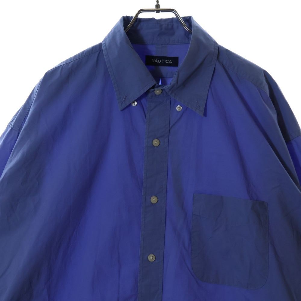 NAUTICA(ノーティカ) Regular Broad BD Shirt 長袖シャツ ブルー 211-1010