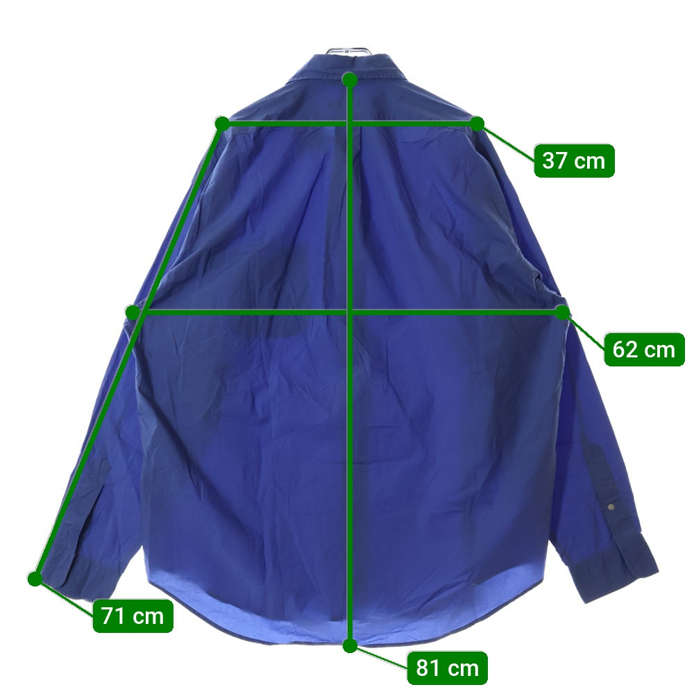 NAUTICA(ノーティカ) Regular Broad BD Shirt 長袖シャツ ブルー 211-1010