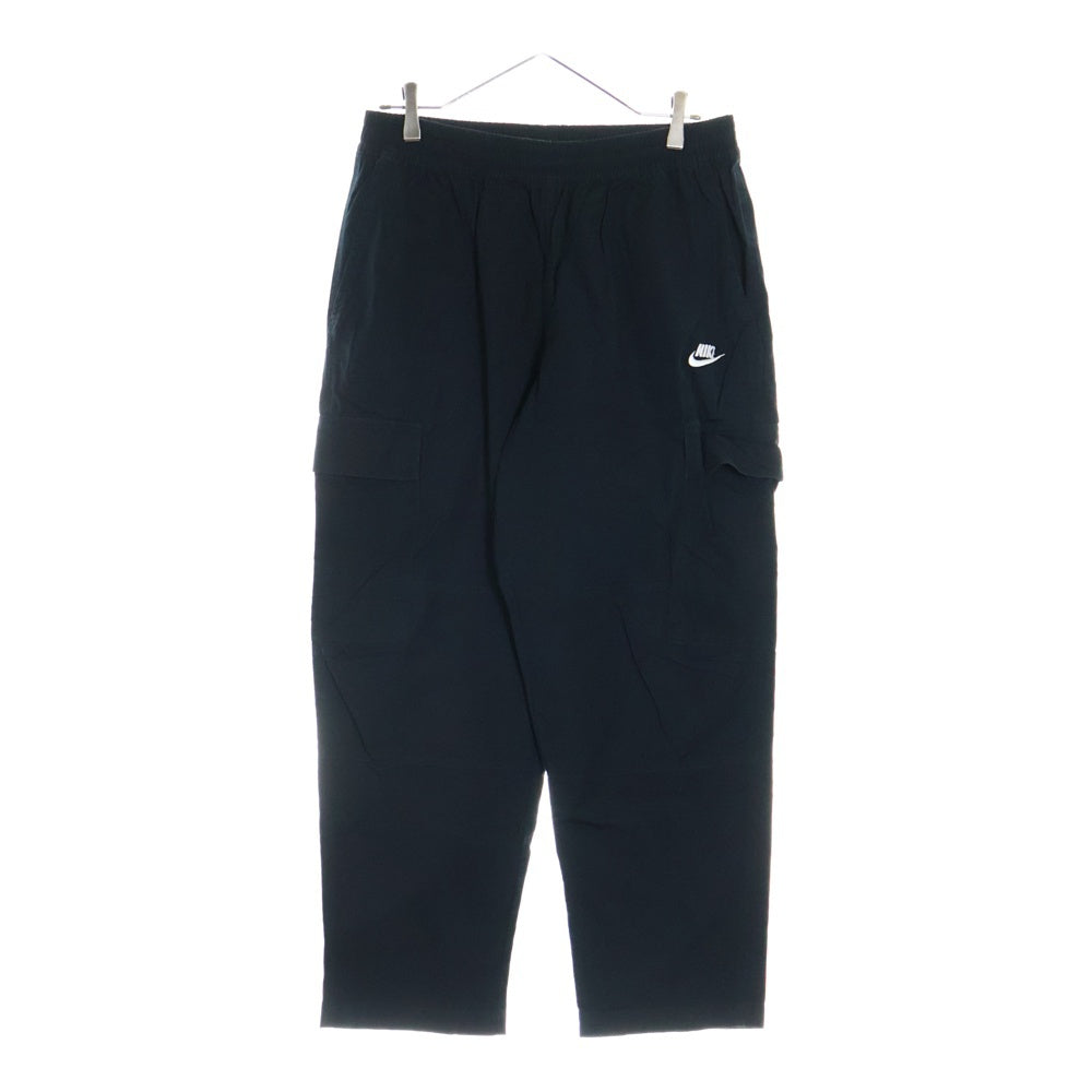 NIKE(ナイキ) AS M NK CLUB CARGO WVN PANT ロゴ刺繍カーゴパンツ ブラック DX0614-010