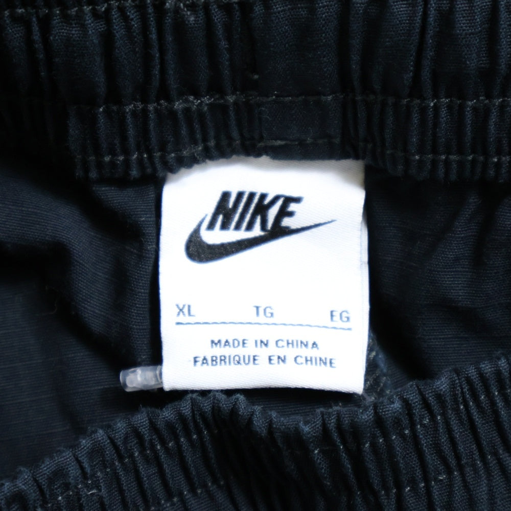 NIKE(ナイキ) AS M NK CLUB CARGO WVN PANT ロゴ刺繍カーゴパンツ ブラック DX0614-010