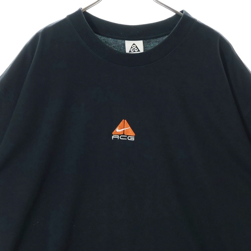 NIKE(ナイキ) AS M NRG ACG SS TEE LBR LUNGS ACG ロゴ刺繍半袖Tシャツ ブラック DQ1816-010