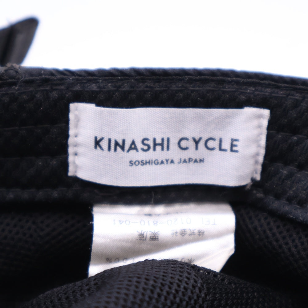NO BRAND(ノーブランド) KINASHI CYCLE 木梨サイクル メッシュキャップ 帽子 ブラック