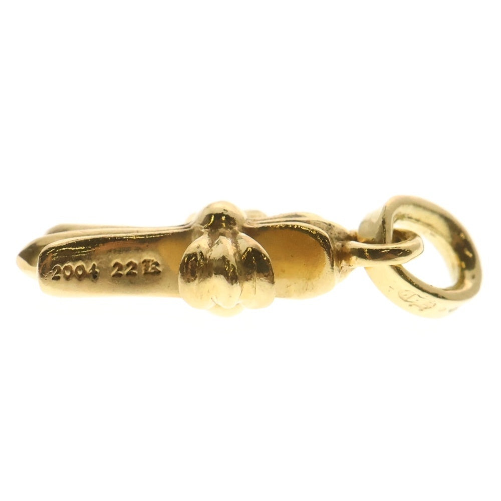 CHROME HEARTS(クロムハーツ) 22K CRS BBYFAT ベイビーファットクロス ペンダントトップ ゴールド BCA037