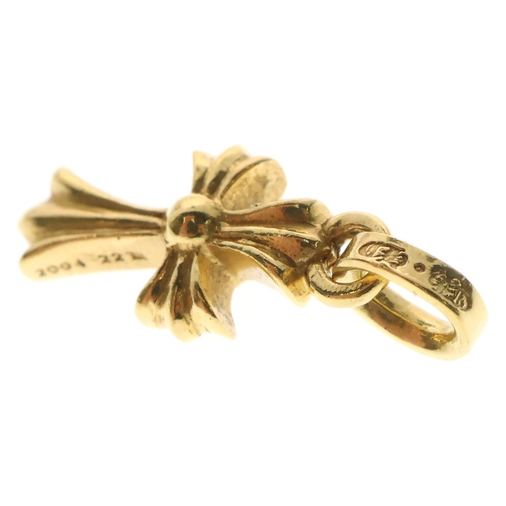 CHROME HEARTS(クロムハーツ) 22K CRS BBYFAT ベイビーファットクロス ペンダントトップ ゴールド BCA037