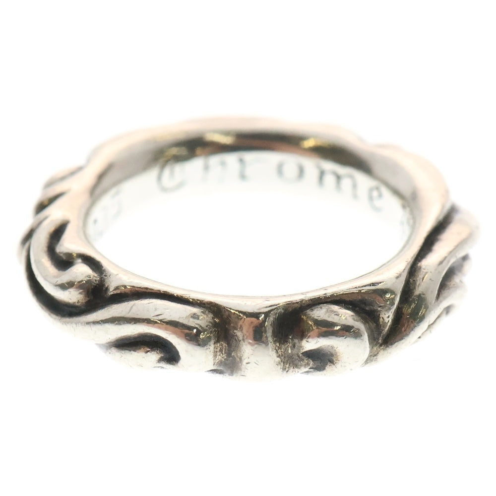 CHROME HEARTS(クロムハーツ) SCRL BAND スクロールバンド リング シルバー BCA351