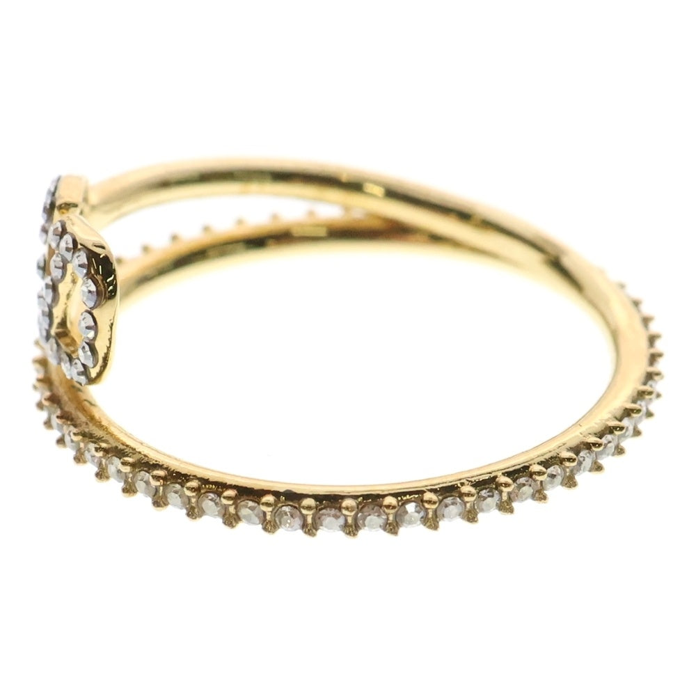 VALENTINO GARAVANI(ヴァレンチノガラヴァーニ) Gold Metal Vlogo Signature Ring Vロゴリング 指輪 ゴールド 5W2J0X02YCW